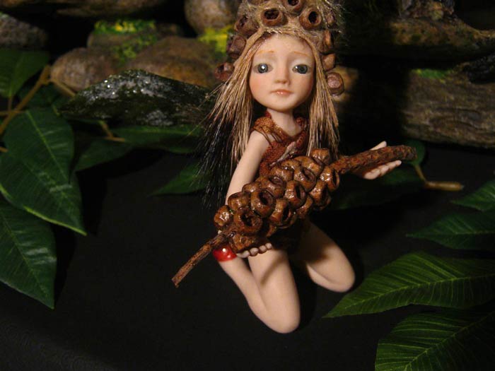 Ooak Pixie Ranien and magic Seeds